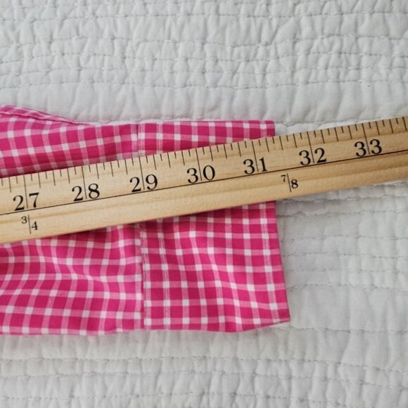 Lauren Ralph Lauren Green Label Shirt Women's Small Pink Check Long Sleeve EUC - Picture 14 of 16